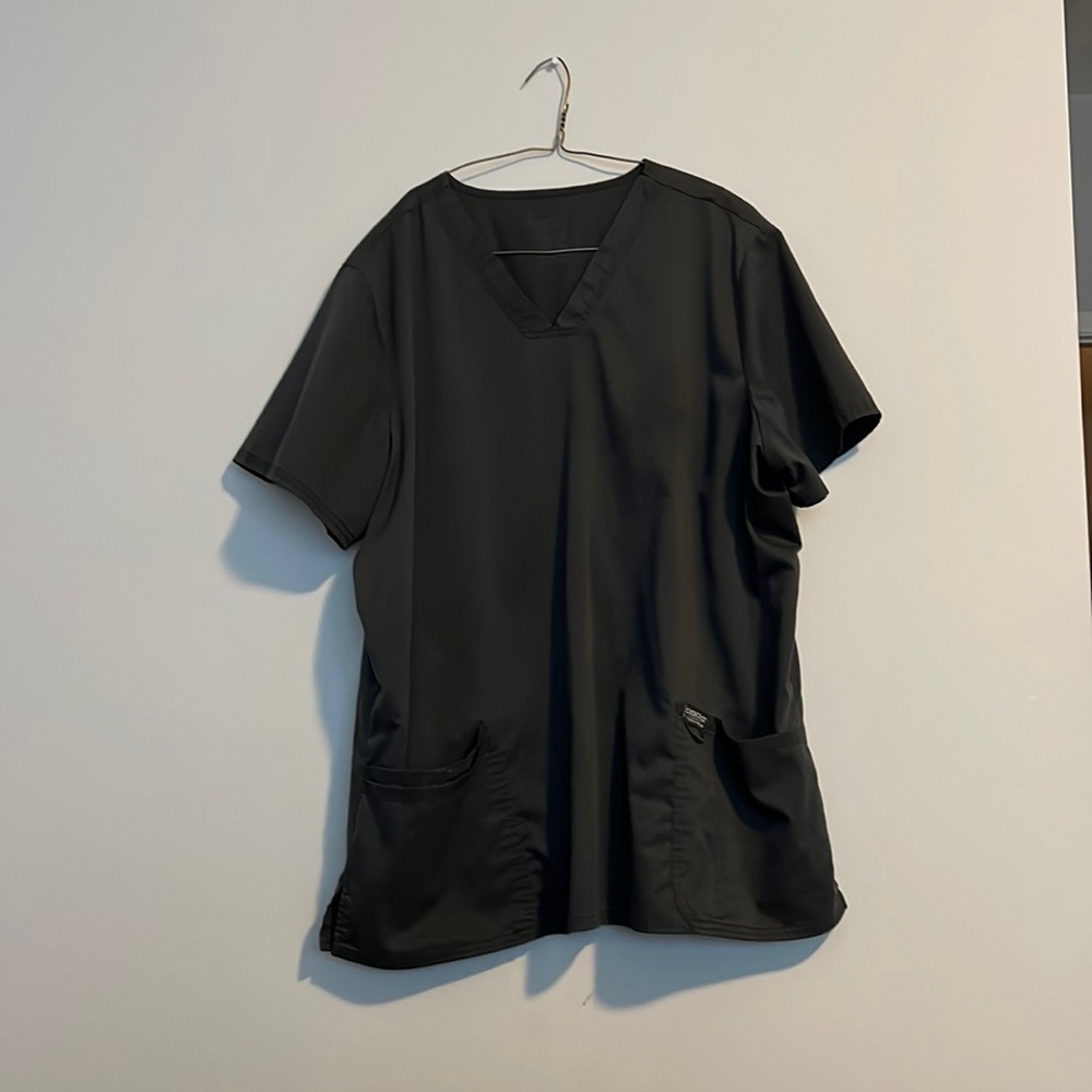 Grey scrub top